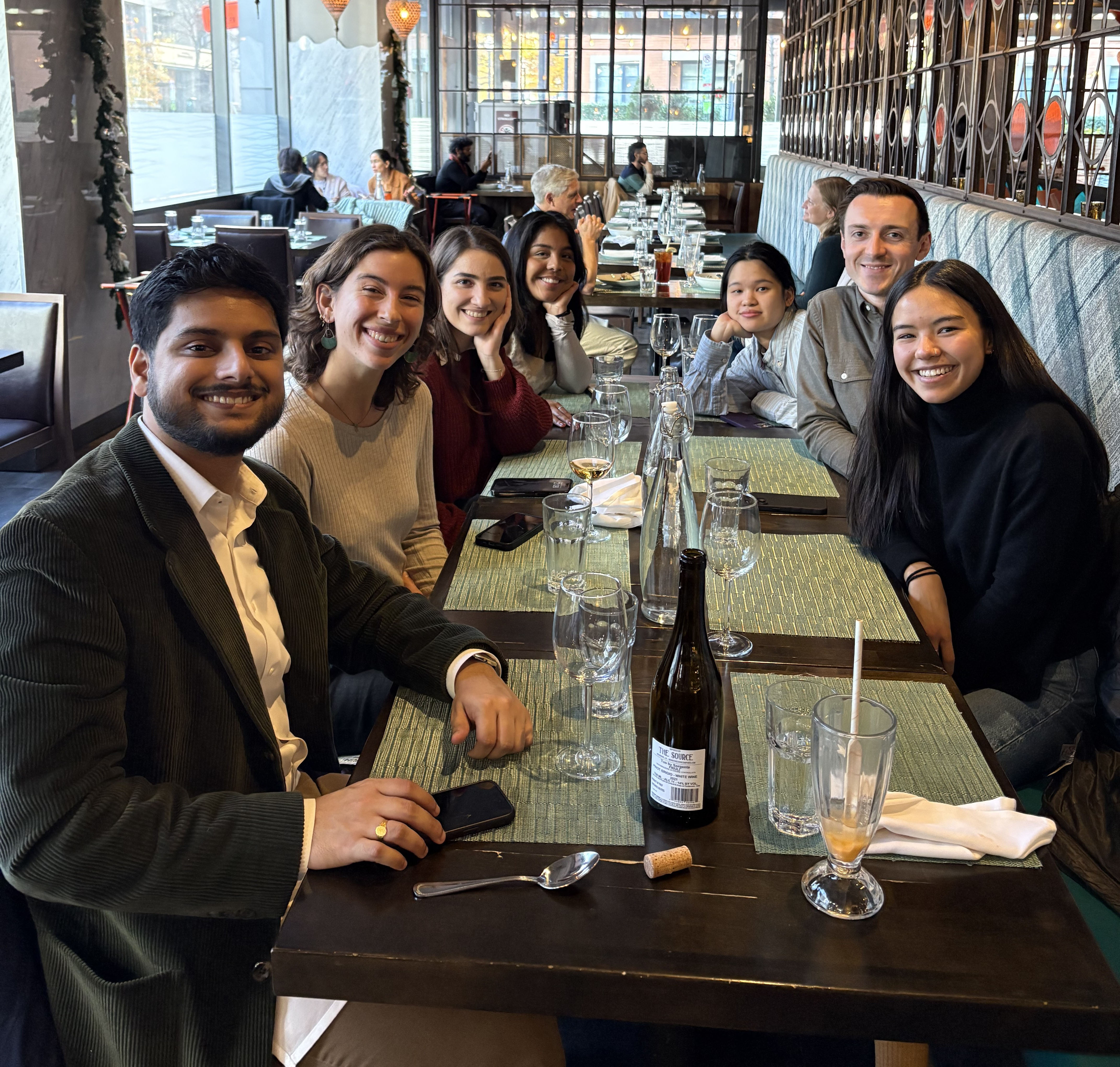 Research group members at AGU 2024
